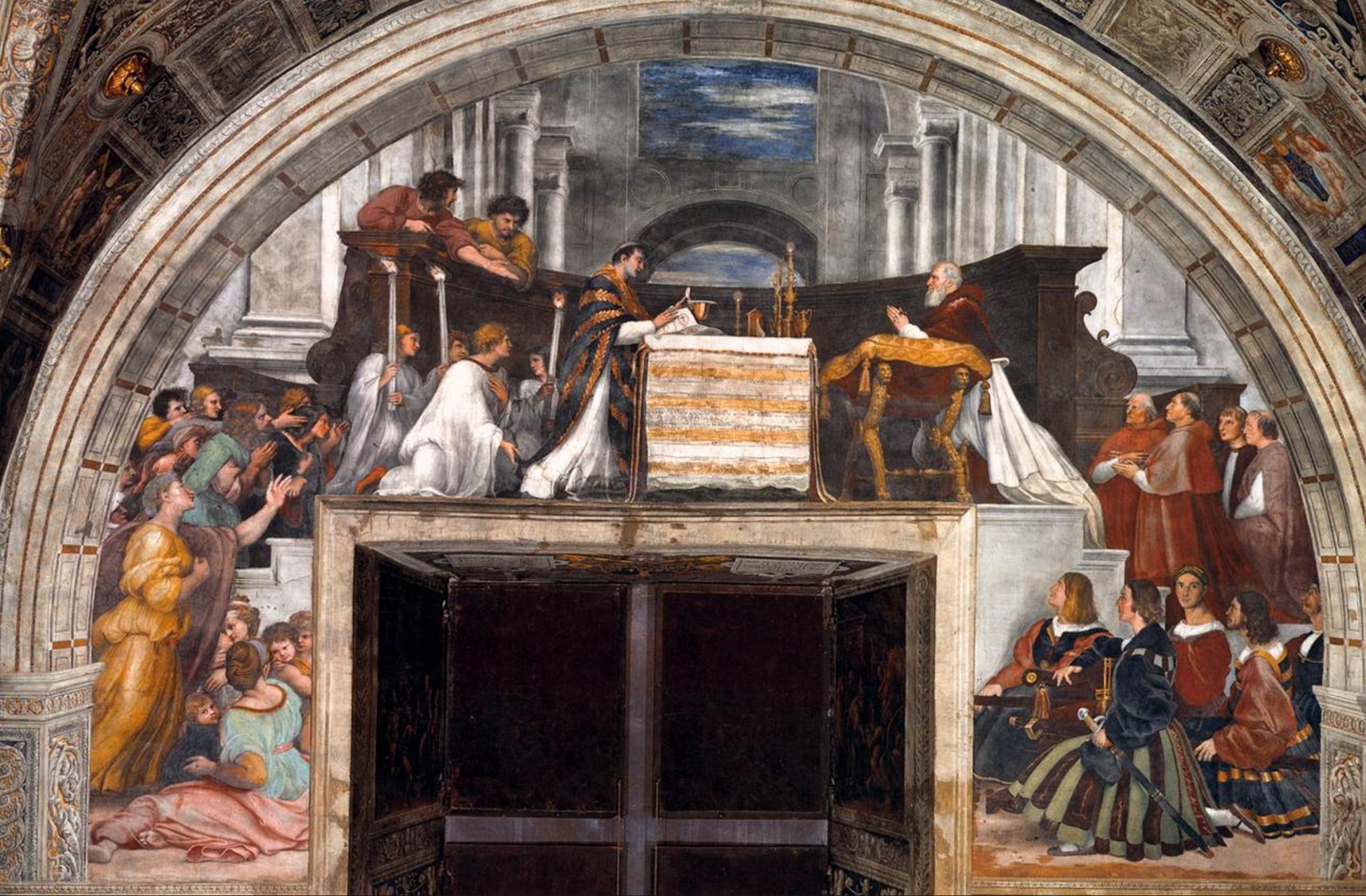 Raffaello, la Messa di Bolsena (Wikipedia)
